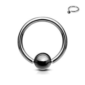 Inel pentru corp cu o bilă în mijloc - Dimensiune: 1 mm x 10 mm x 3 mm imagine