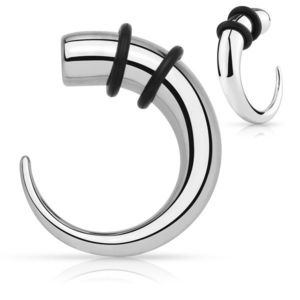 Expander în formă de cârlig, cu inele O de cauciuc - Diametru piercing: 1, 6 mm imagine