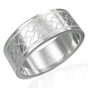 Inel din oțel inoxidabil cu noduri celtice - Marime inel: 54 imagine