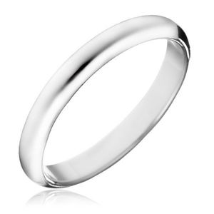 Inel argint 925 - model de nuntă fin, strălucitor - Marime inel: 49 imagine