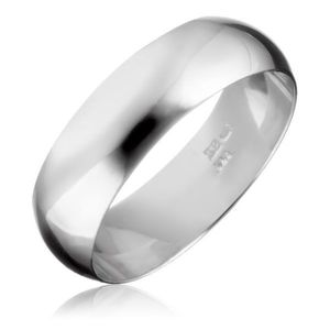 Inel argint - suprafață netedă și lucioasă - Marime inel: 50 imagine