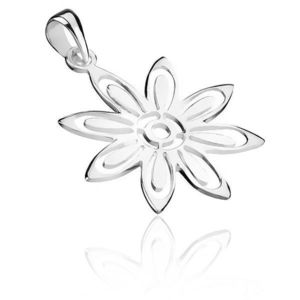 Pandantiv argint - floare cu petale decupate imagine