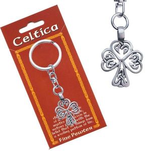 Breloc, metal, model copac celtic imagine