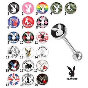 Piercing pentru limbă din oţel - diverse modele Playboy - Simbol: PB04 imagine
