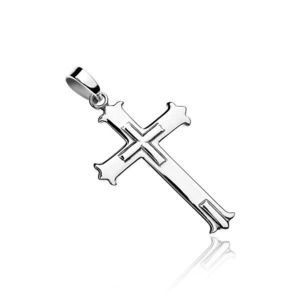 Pandantiv argint - cruce cu model imagine
