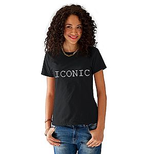 Tricou dama negru - ICONIC imagine