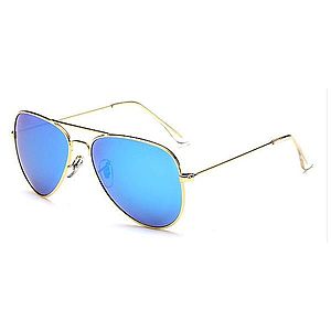 Ochelari de soare Aviator Bleu cu Auriu imagine