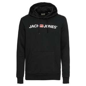JACK & JONES Bluză de molton portocaliu / negru / alb imagine
