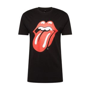 Mister Tee Tricou 'Rolling Stones Tongue' roșu / negru / alb imagine