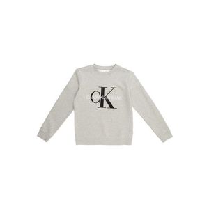 Calvin Klein Jeans Bluză de molton gri amestecat / negru / alb imagine