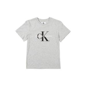 Calvin Klein Jeans Tricou gri / negru / alb imagine