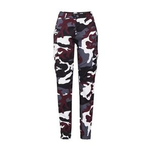 Urban Classics Pantaloni cu buzunare gri metalic / gri închis / roșu burgundy / alb imagine