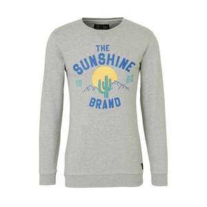 Shiwi Bluză de molton 'The sunshine brand' gri deschis imagine