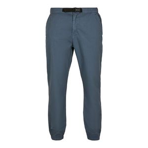 Urban Classics Pantaloni albastru porumbel / negru imagine