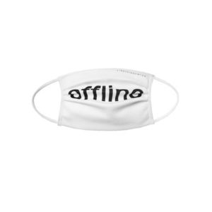 EINSTEIN & NEWTON Mască de stofă 'Offline' alb imagine