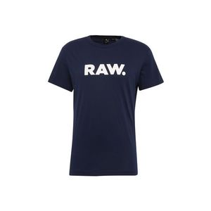 G-Star RAW Tricou 'Holorn' albastru noapte / alb imagine