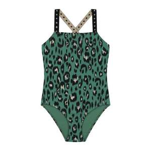 Shiwi Badeanzug 'luxe leopard' verde imagine