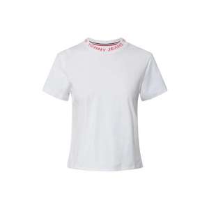 Tommy Jeans Tricou alb / roșu imagine