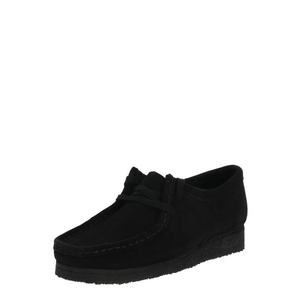 Clarks Originals Pantofi cu șireturi 'Wallabee' negru imagine