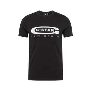G-Star RAW Tricou 'Graphic 4' negru / alb imagine