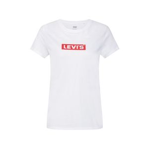 LEVI'S Tricou 'THE PERFECT TEE NEUTRALS' roșu / alb imagine