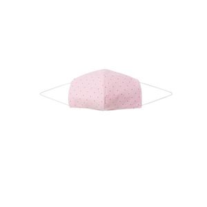 Silk & Pearls Mască de stofă roz imagine