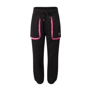 Reebok Classic Pantaloni negru / alb / roz imagine