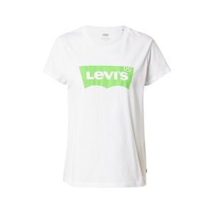 LEVI'S Tricou alb / verde neon imagine