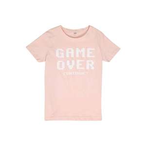 Mister Tee Tricou 'Game Over' roz pastel / alb imagine