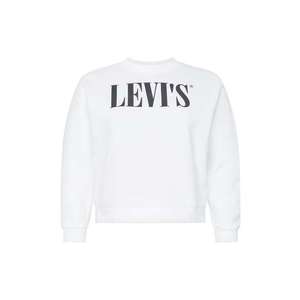Levi's® Plus Bluză de molton 'MADISON' negru / alb imagine