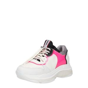 BRONX Sneaker low 'BAISLEY' negru / alb / roz imagine