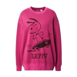 LEVI'S Bluză de molton 'UNBASIC' negru / roz închis imagine