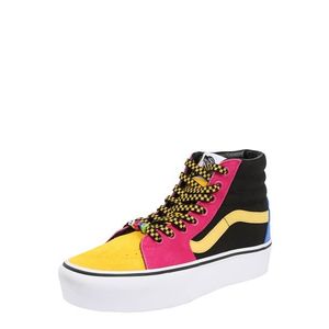 VANS Sneaker înalt galben / negru / roz / albastru imagine