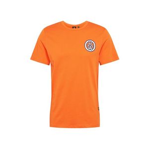 G-Star RAW Tricou portocaliu / alb imagine