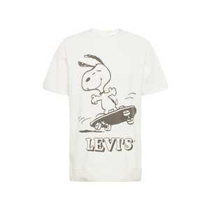 LEVI'S Tricou 'CUTOFF' alb / negru imagine
