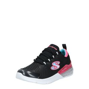 SKECHERS Sneaker negru / albastru deschis / roz imagine