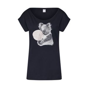 Iriedaily Tricou 'Koala Bubble Tee' negru / alb imagine