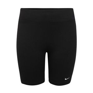 Nike Sportswear Pantaloni 'W NSW LEGASEE BIKE SHORT PLUS' alb / negru imagine