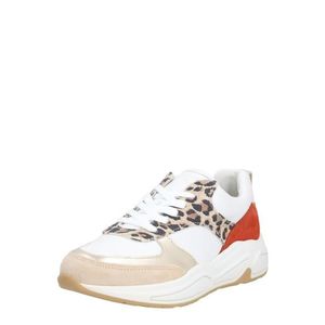 BULLBOXER Sneaker low alb / roșu / bej / maro închis imagine