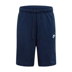 Nike Sportswear Pantaloni albastru marin / alb imagine