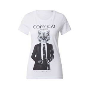 EINSTEIN & NEWTON Tricou 'Copy Cat' negru / alb imagine
