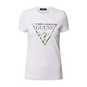 GUESS Tricou negru / alb imagine