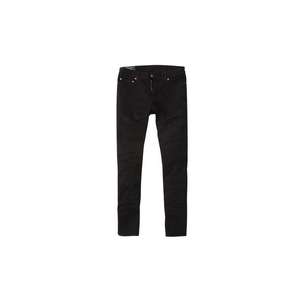 Abercrombie & Fitch Jeans 'ATH SKINNY SAT BLK' denim negru imagine