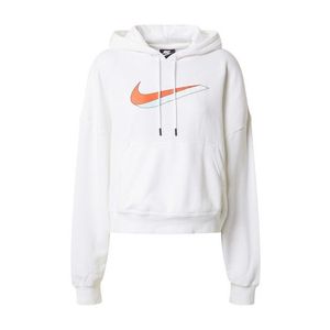 Nike Sportswear Bluză de molton portocaliu / alb imagine
