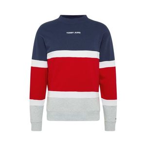 Tommy Jeans Bluză de molton roșu / navy / gri imagine