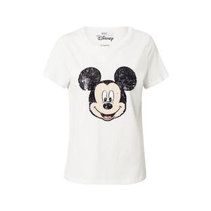 ONLY Tricou 'Mickey' alb / negru imagine