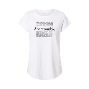 Abercrombie & Fitch Tricou alb / negru imagine