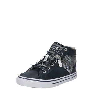 MUSTANG Sneaker înalt navy / alb / negru imagine
