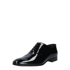 BOSS Casual Pantofi cu șireturi negru imagine