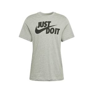 Nike Sportswear Tricou gri amestecat / negru imagine